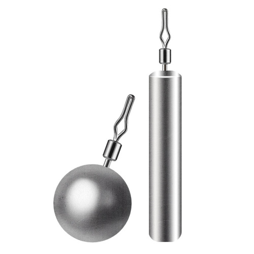 Luya inverted fishing lead 50-pack Texas fishing group inverted lead column/water drop-shaped mandarin fish and bass anti-hanging