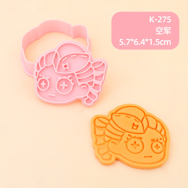 Juego de Moldes para Galletas 3D Personajes de Anime de Plástico para Repostería image 46