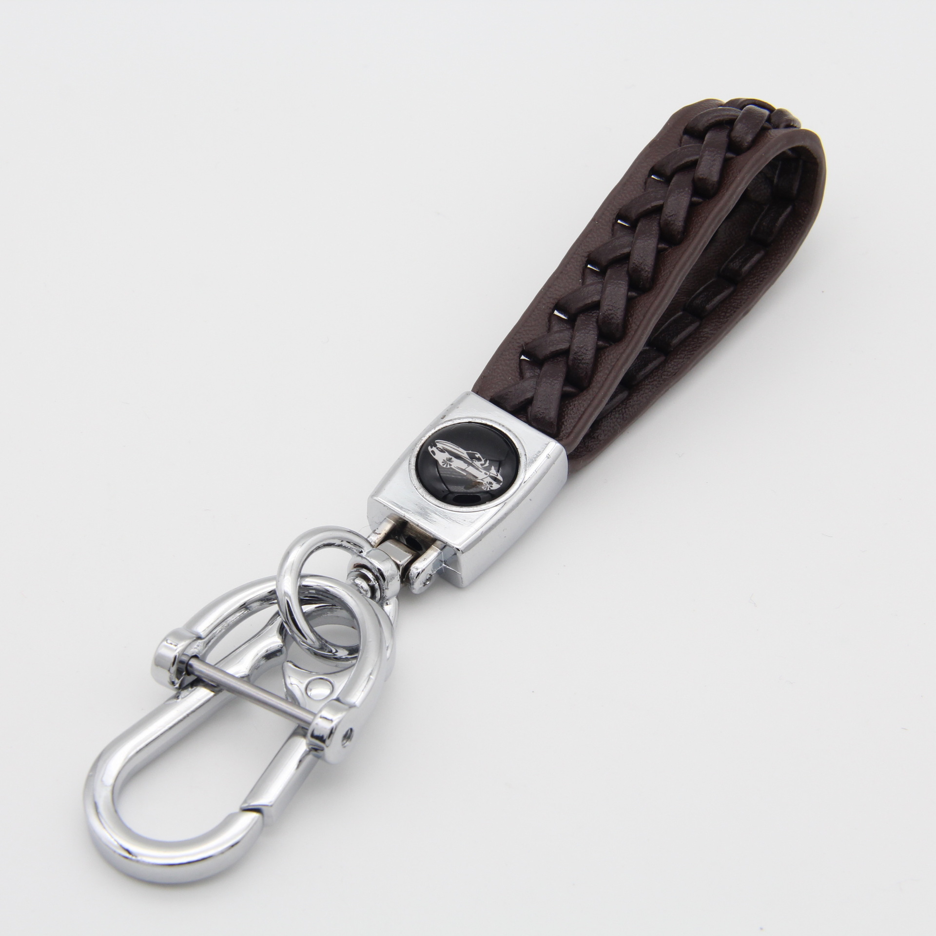 Simple cuerda trenzada llavero de coche de piel de oveja de alta calidad de cuero llavero transfronterizo minería caliente accesorios de regalo al por mayor