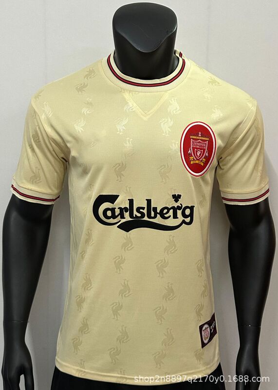 サッカーユニフォームクラブリバプールレトロホームチャンピオンズリーグバージョンレアルマドリードホームジャージクラシックレトロサッカーユニフォーム|undefined
