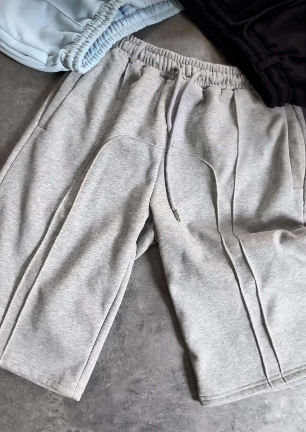 Pantalones cortos deportivos elásticos con cordón para hombre, estilo europeo, comercio exterior transfronterizo, moda urbana, hip-hop, holgados, rectos, informales
