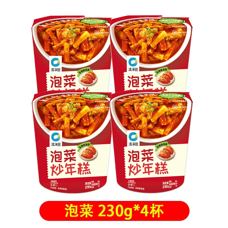 【4컵】김치떡볶이 230g*4컵