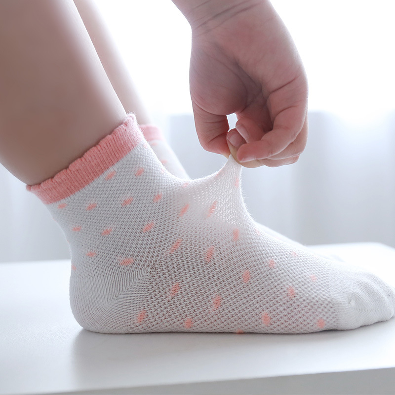 Children's summer thin breathable socks for boys for new born 3