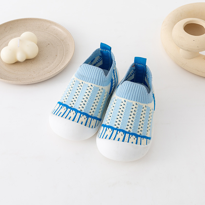 Primavera y verano zapatos de malla para niños de color sólido zapatos de suela suave zapatos para niños pequeños zapatos para niños ligeros lindos transpirables