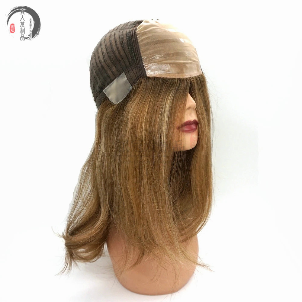 товар из китая 真人发 犹太假发 保麟发 kosher wig 工厂质量价格 d针白人发