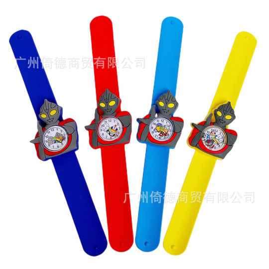 2024 supply spot cartoon animation children's watches kindergarten primary school students pop ring electronic postage gifts