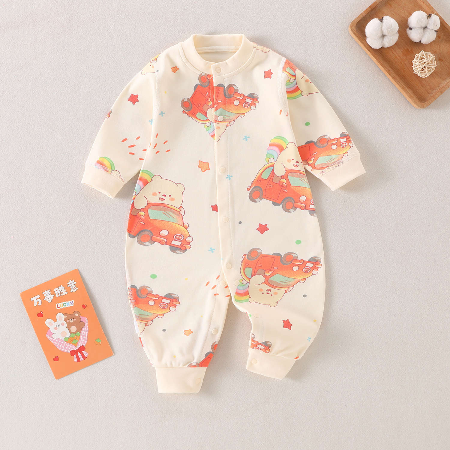 Children's autumn cotton overall for new born, pijama, thermal underwear for baby for men and women girl's to go out