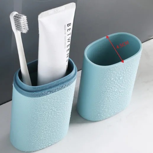 Portable Travel Toothbrush And Toothpaste Storage Holder Cup_voghion.com
