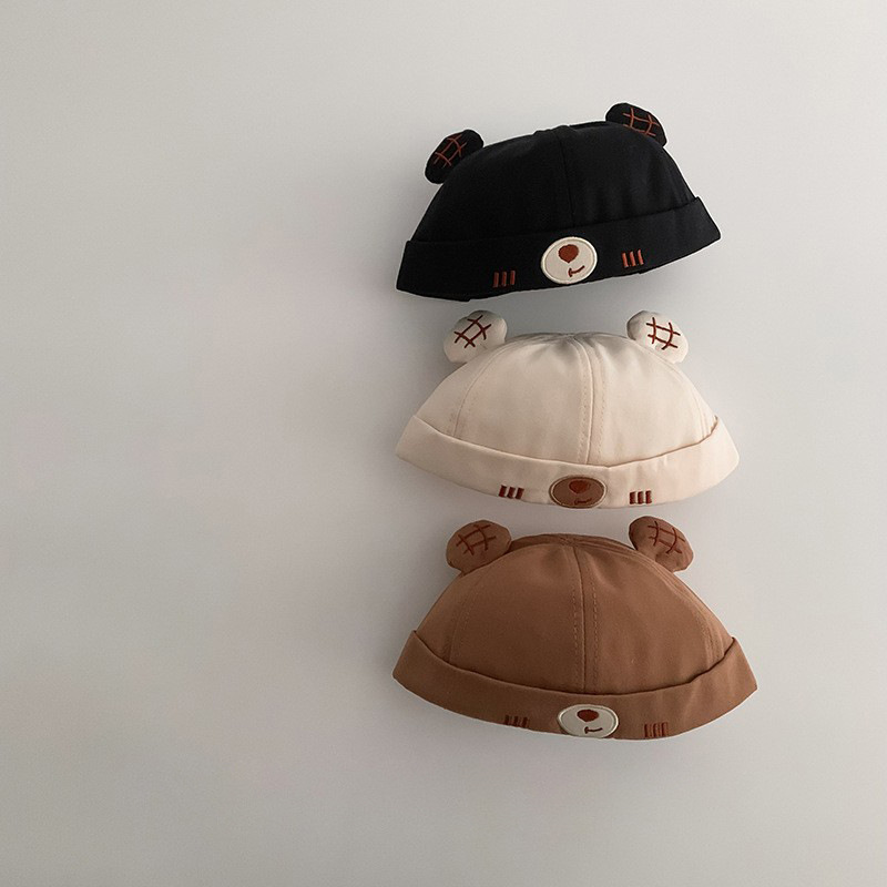 Sombreros para bebés primavera y otoño delgados sombreros super lindos para hombres y mujeres bebés pequeños meses de verano sombreros de piel de melón