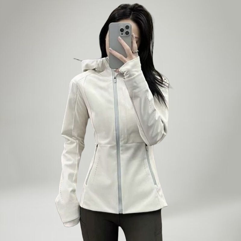 春秋季软壳冲锋衣外套女2025新款修身收腰百搭运动户外高级感上衣|undefined