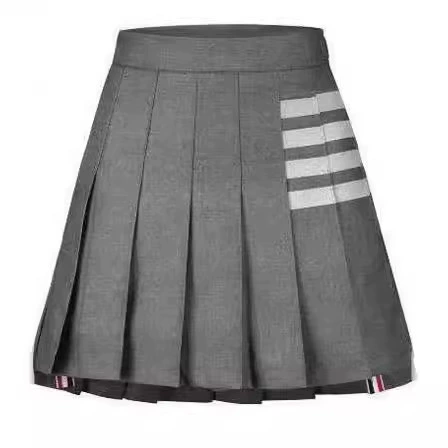 THOM BRASSY 1840 передняя короткая длинная четырехполосная плиссированная юбка Ван Синьлин