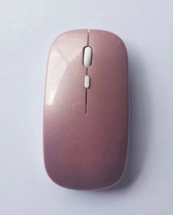 En stock ratón de carga ratón Bluetooth ratón inalámbrico ultrafino ratón Bluetooth de modo dual mudo ratón de carga luminosa