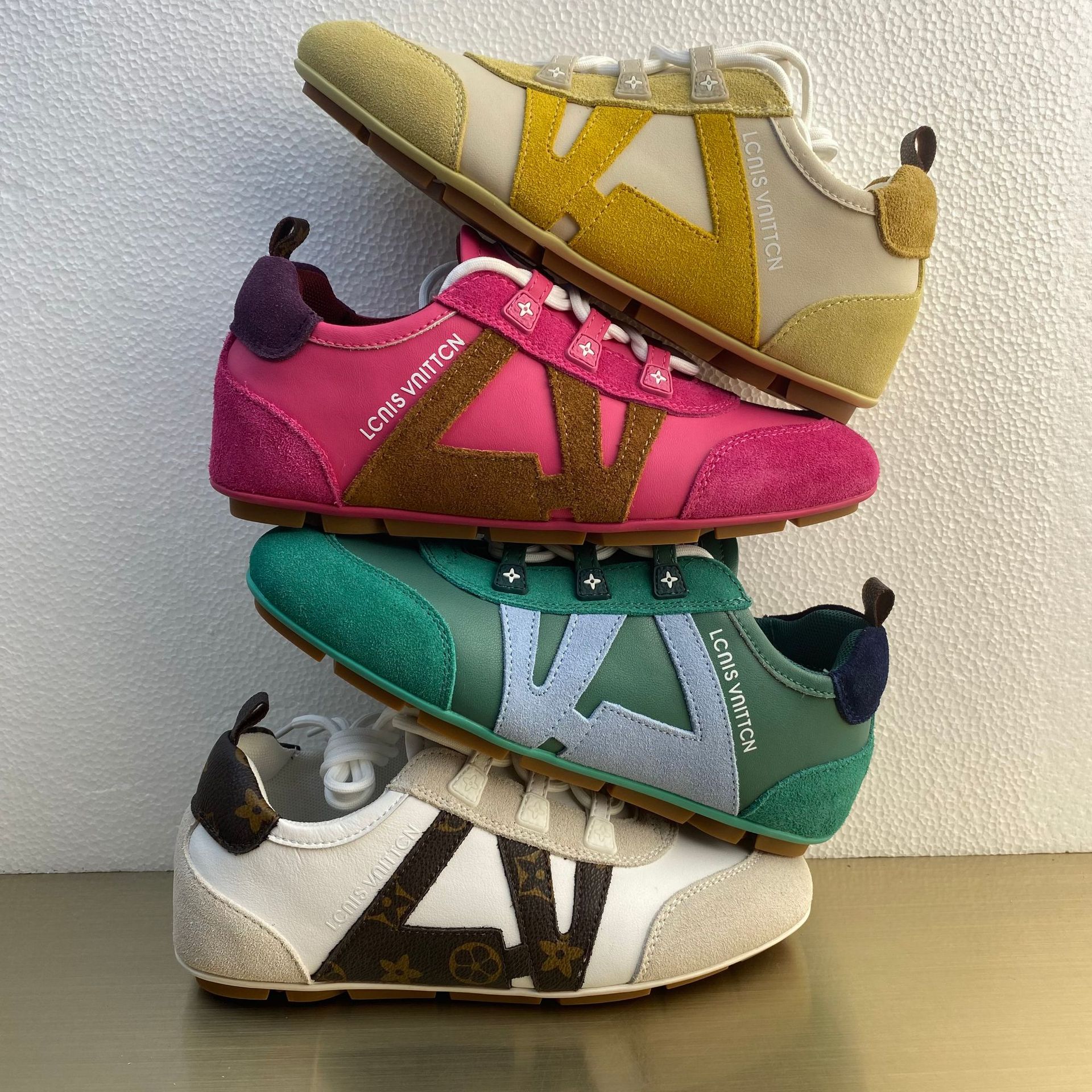 여성을위한 레트로 정품 가죽 발레 Agande 훈련 신발 2025 여름 새로운 스타일 편안한 부드러운 단독 다목적 캐주얼 스포츠 신발