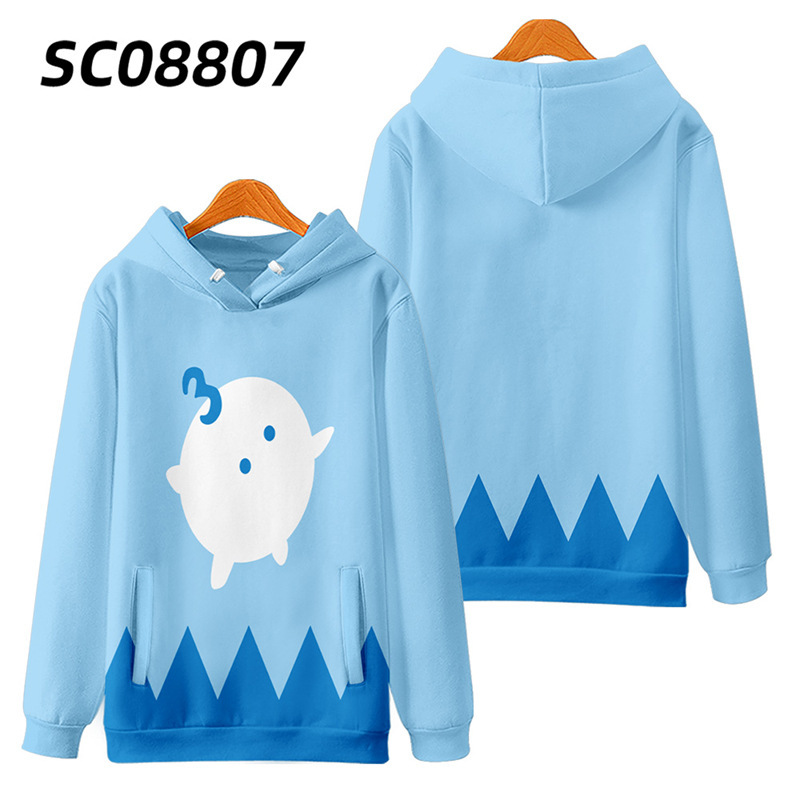 Saga Idol is a legendary sweater COS zombie source Sakura shuiye love Romero peripheral 3D digital printing hooded