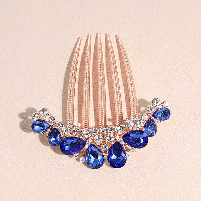 Women'S Gender Inlay Design Elegant Style Elegant Flower Alloy Inlay Rhinestones Hairpin 1 Piece