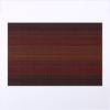 Hotel table mat PVC for living room, non-slip decorations, light luxury style, gradient