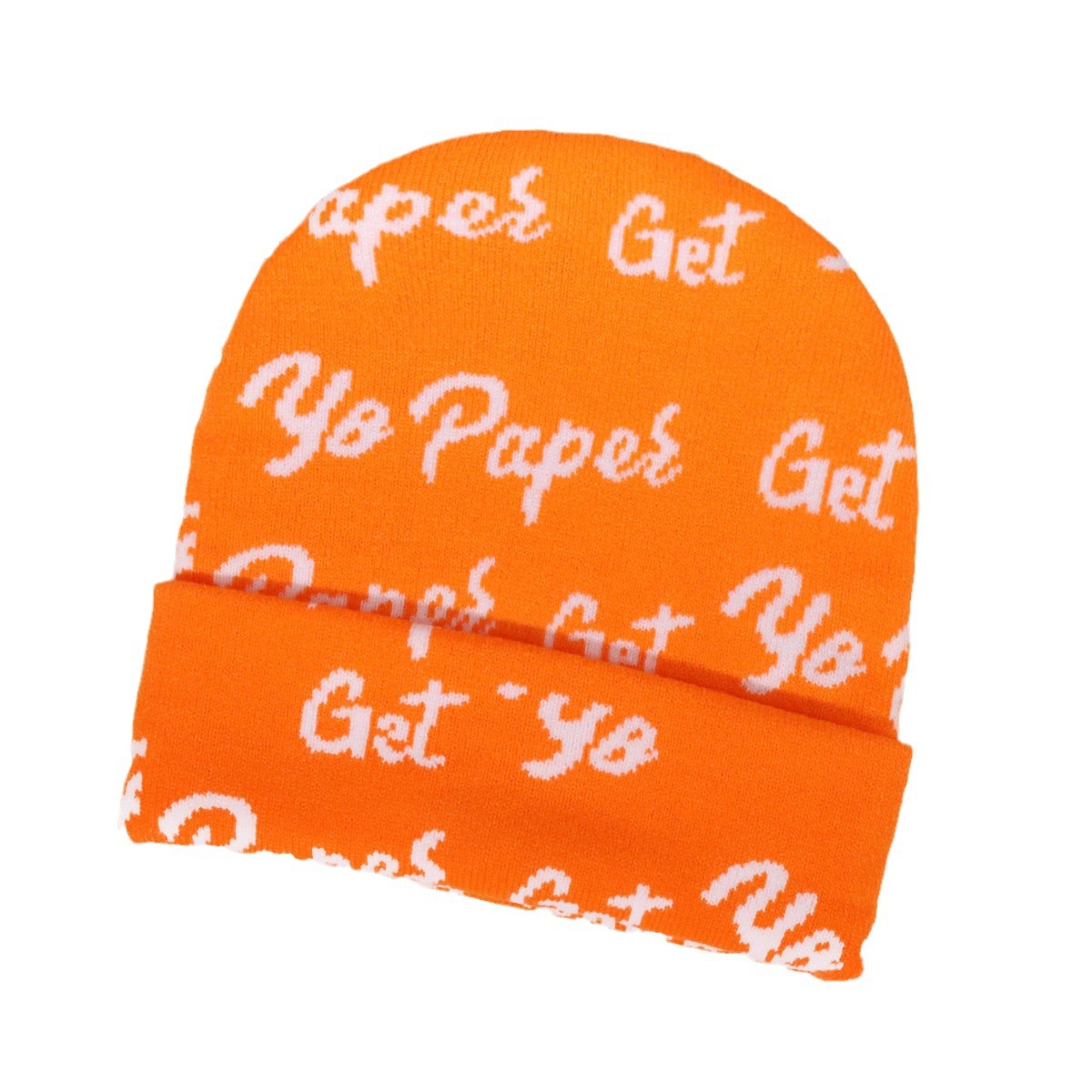 Unisex Trend Get letter zoom gebreide muts Mode volwassen muts_voghion.com