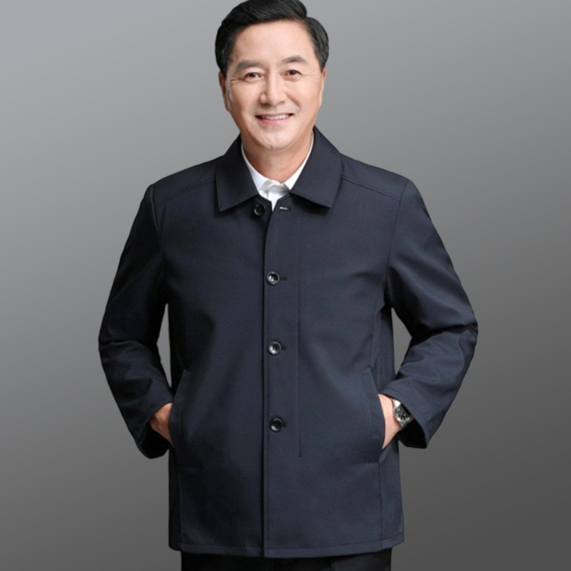 Spring Jacket for Dad, Spring and Autumn Style, Middle-Aged and Elderly Men's Jacket, Men's Outerwear, Jacket for Grandpa, Senior Men's Outerwear Spring Jacket for Dad, Spring and Autumn Style, Middle-Aged and Elderly Men's Jacket, Men's Outerwear, Jacket for Grandpa, Senior Men's Outerwear
