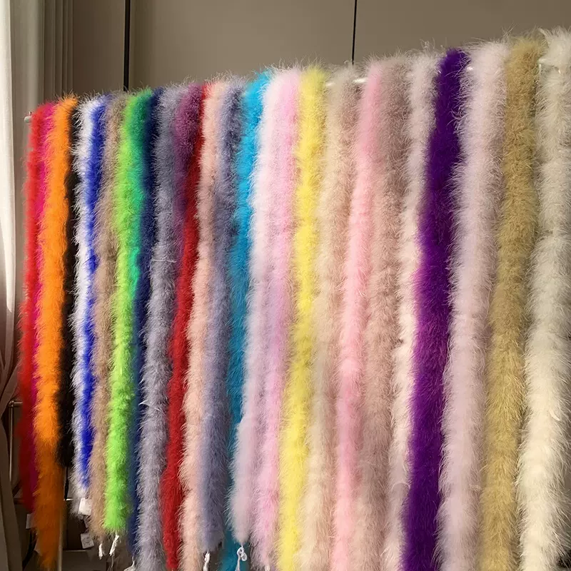 毛条批发羽毛火鸡毛绒毛条diy饰品服装辅料配件袖口鞋子包包装饰