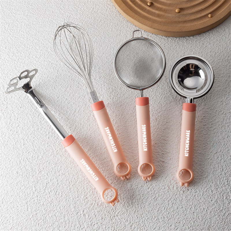 식품 보충 도구 아기 계란 비터 달걀 노른자 분리기 찐 계란 베이킹 베이비 푸드 보충 필터 소쿠리 전체 세트