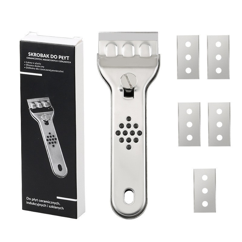 Raspador de Limpieza Multifuncional de Acero Inoxidable para Cocina y Pisos
