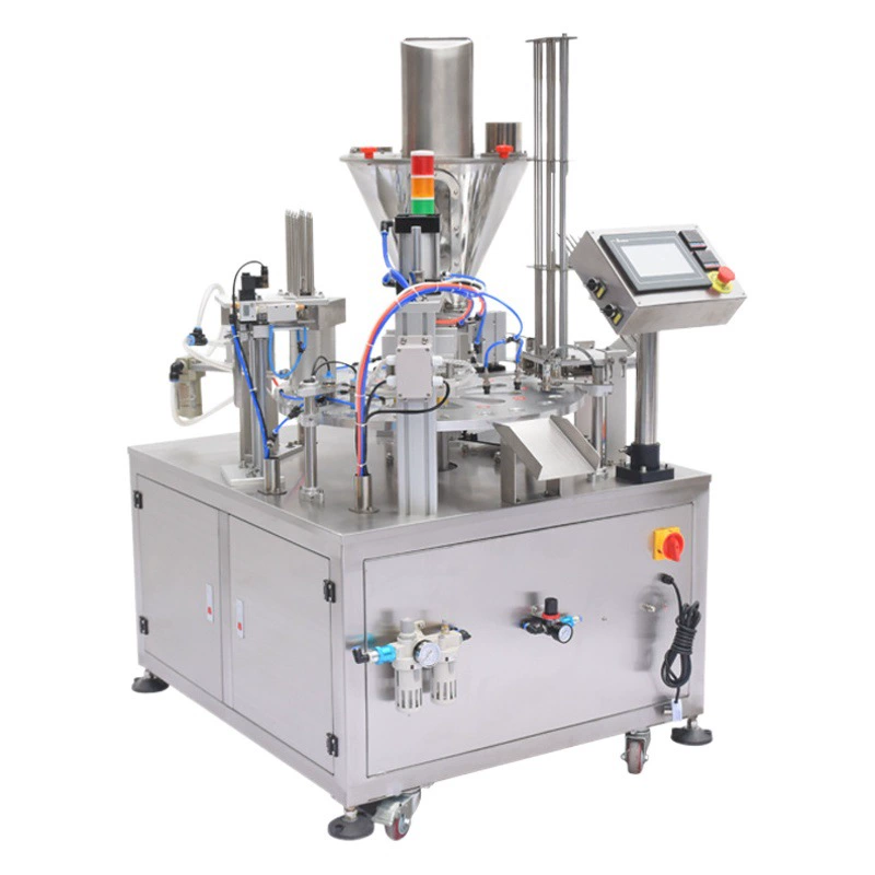 Завалка турнтабле оборудования упаковки меда ложки машины завалки ложки меда Одн-из-2 портативная Жидкостная и машина запечатывания