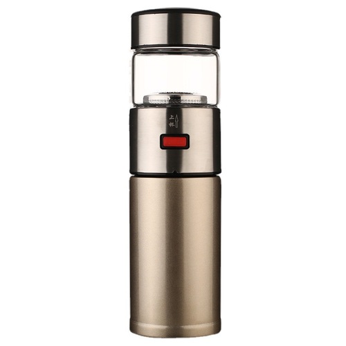 Gift Set Business Portable Water Cup High-End Gift Tea Separation Double Layer Glass Cup Wholesale Men's Insulated Cup