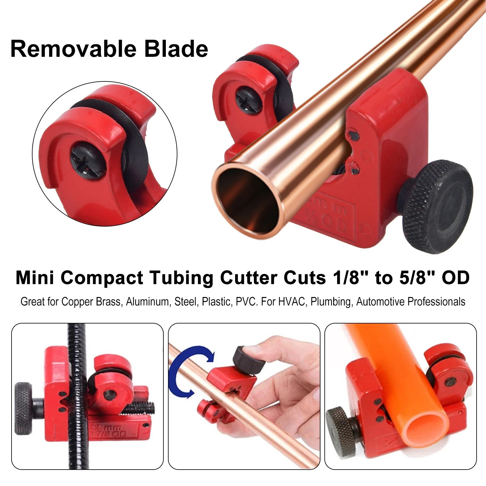 Brake Pipe Flaring Tool Set, Brake Hose Expander, Copper Pipe Flaring Tool 4.75mm Din/Sae