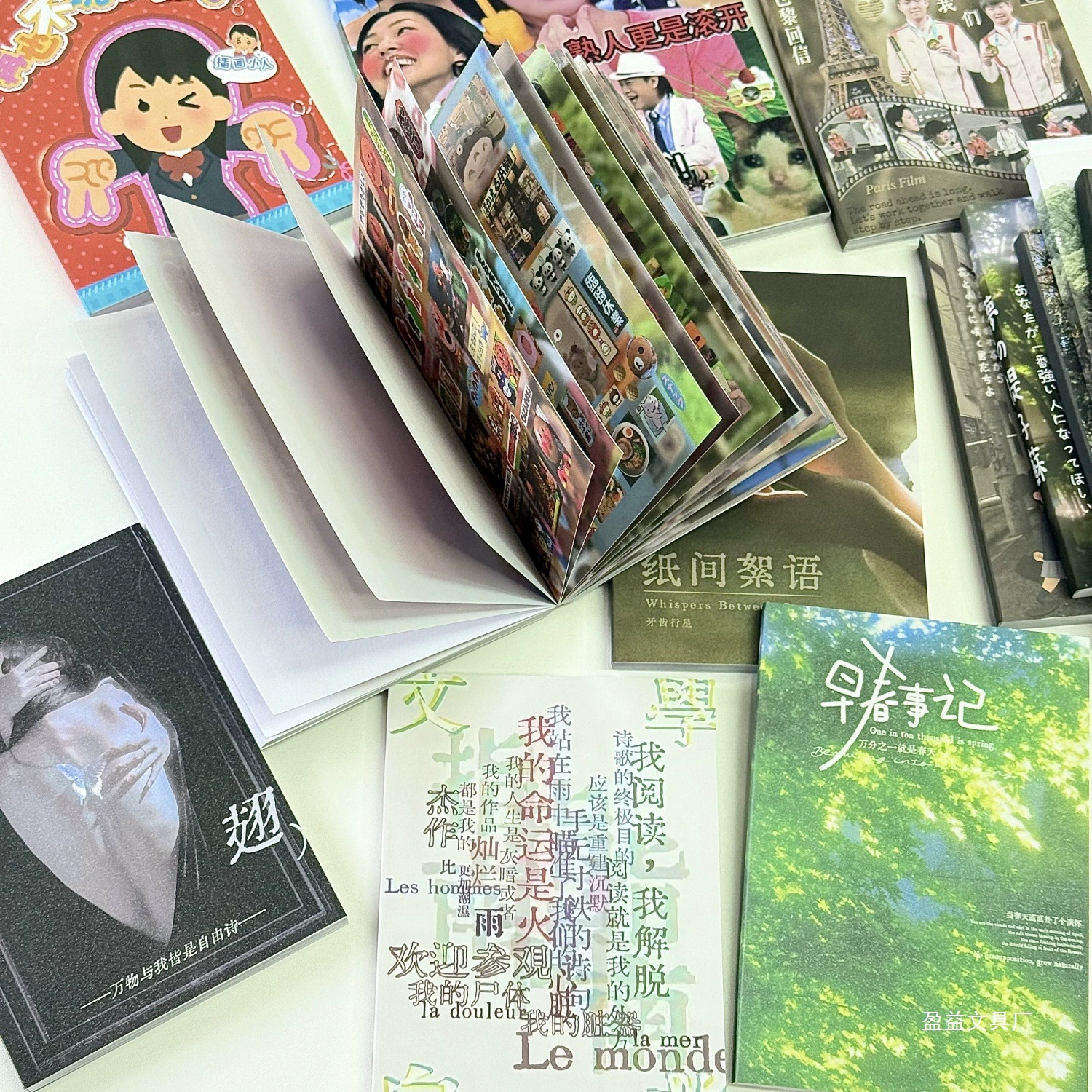 Готовый сборник sticker-книги с вырезанными фильмами о древних и ранних персонажах в японском стиле, коллаж ручной работы, декоративные материалы diy