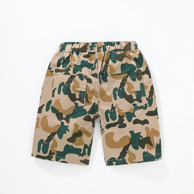 Summer Korean Casual Fashion Camouflage Shorts display picture 4