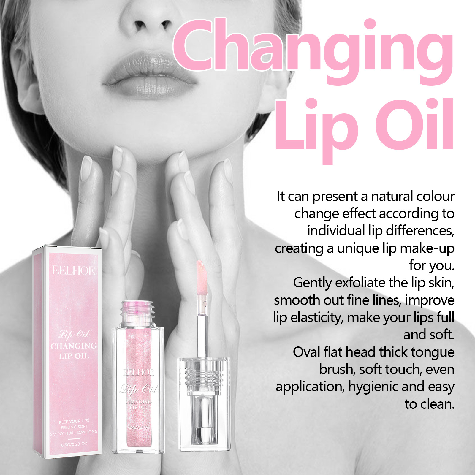 Color Changing Lip Protection Oil Lightens smoothes fine lines on the lips, moisturizes prevents dryness,_voghion.com