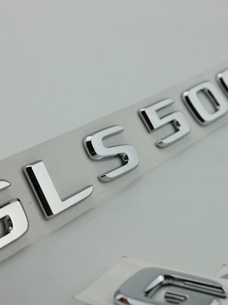New Mercedes-Benz GLS320 emblem, GLS400 emblem, GLS450 rear emblem, GLS500 tail emblem, GLS580 modified car emblem