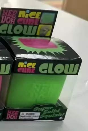 Cube night fluorescent version pinch music-green [with logo]