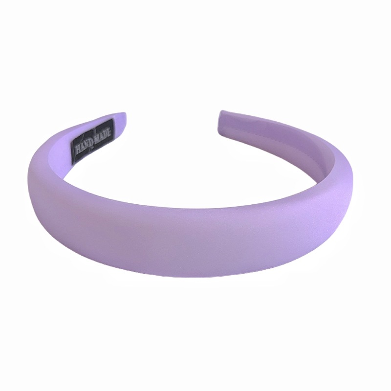 Diadema de color caramelo elegante belleza alta cráneo superior diadema no apretado pelo chica lavado de cara banda de pelo macaron color accesorios para el cabello