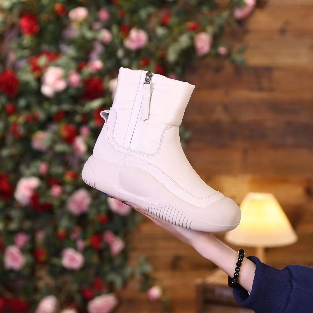 Botas de nieve para mujeres 2024 nuevas botas de invierno para mujeres, botas de algodón gruesas para mujeres, botas de terciopelo calientes para mujeres
