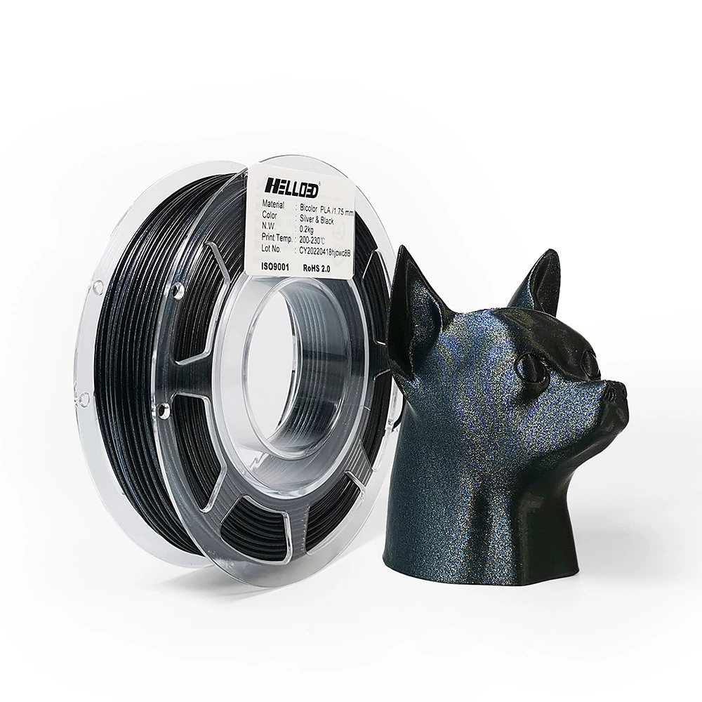 Chenlong 3D 3D печать PLA Shuangse двух-в-одном 3D напечатанный материал шелковистый материал