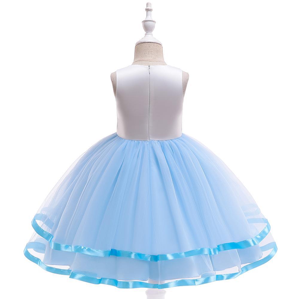 Vestido de unicornio para niñas, vestido para actuaciones, vestido de princesa unicornio, vestido tutú de malla y encaje, disfraz para actuaciones