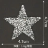 4.7 cm silver white