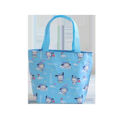 Japanese cute cartoon waterproof hand storage bag handbag student lunch bag lunch box bag