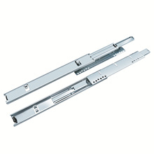 跨境现货橱柜静音拉篮滑轨 15寸16寸大侧板拉篮抽屉钢珠滑轨375mm