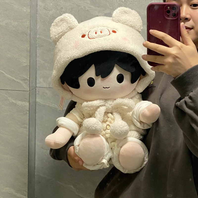 40cm Teddy Bear Cotton Doll Clothes Sitting Pose Replacement Attributes Doll Dress-Up Crawling Outfit Internet Celebrity