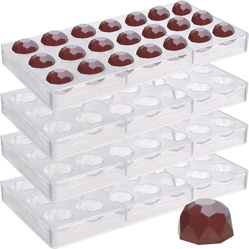 Factory Direct Supply Chocolate Mold DIY Baking Tool Hard Plastic Chocolate Candy Mold Baking Mold