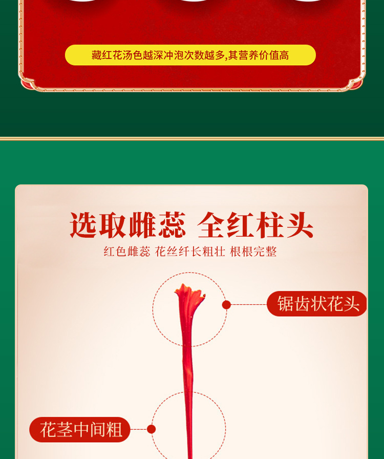 Saffron Threads Zang Hong Hua 1g Long Filaments Dried Crocus Stigmas for Tea and Culinary Use quality and texture