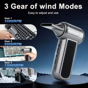 Çoxfunksiyalı güclü ventilyator, mini portativ toz üfürən, simsiz avtomobil tozsoranı