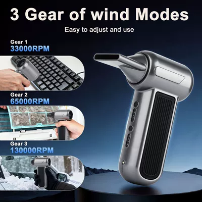 Cross-border bestseller: Multifunctional powerful fan, mini portable dust blower, wireless handheld car vacuum cleaner (Tozsoranlar)