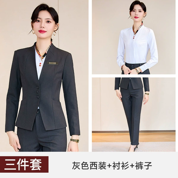 Classic suit jacket, trousers, shirt