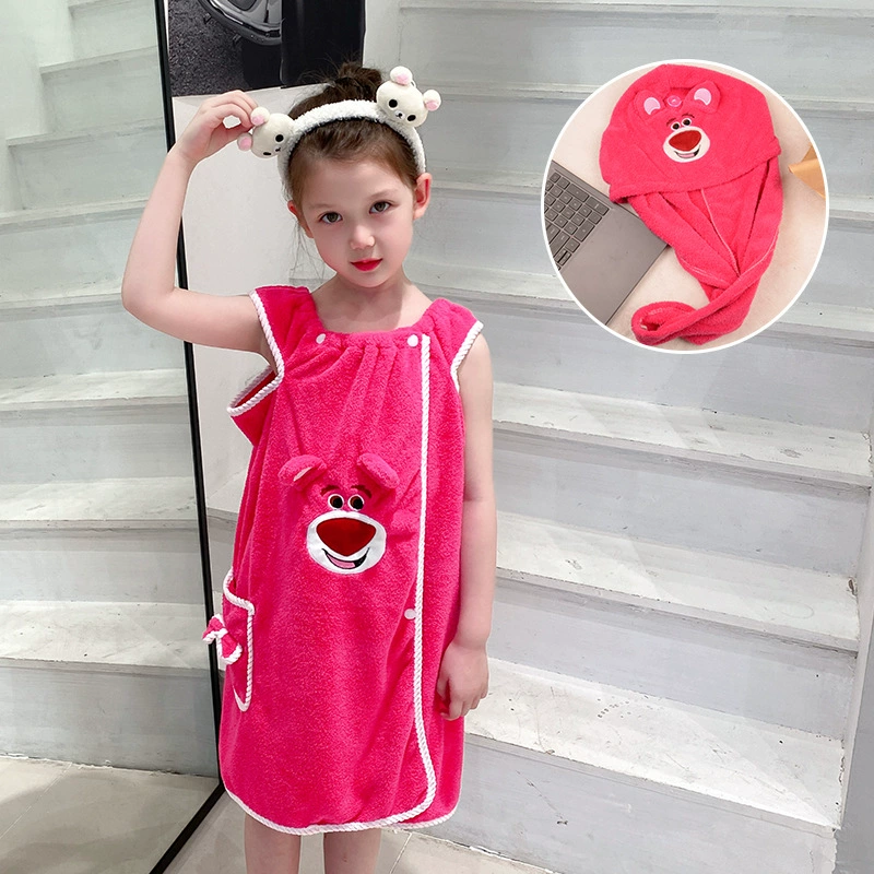 Детская коралловая бархатная юбка для ванной с пряжкой можно носить