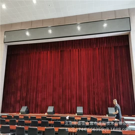 阳篷、雨篷;舞台幕布;卷帘