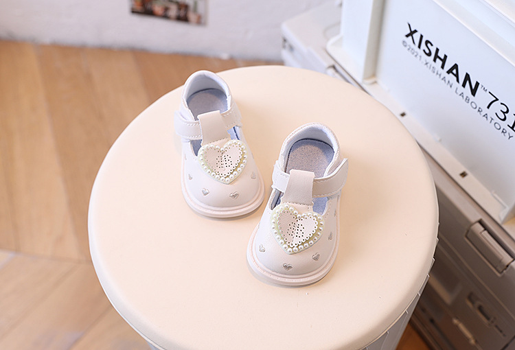 Scarpe da principessa in pelle per bambini piccoli, primavera e autunno, da 0 a 2 anni_voghion.com