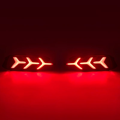 Tail light rear bumper lights modified led